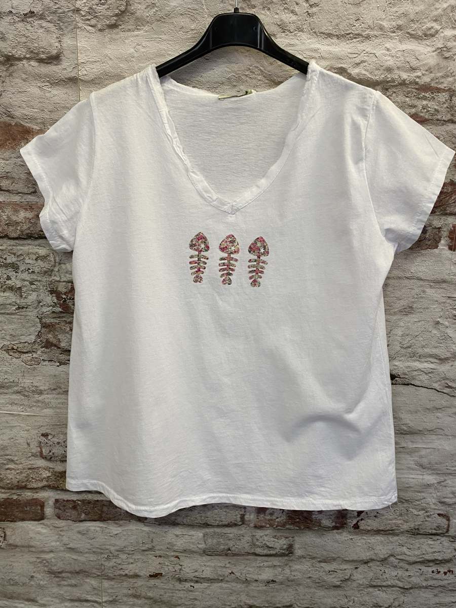 Tee shirt poisson | Jus de coco 