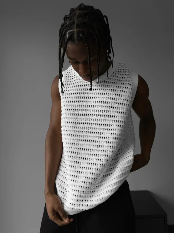 DEBARDEUR OVERSIZE EN MAILLE  | STYLISH PARIS