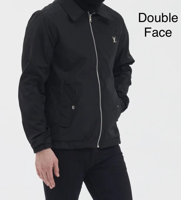 Louis Vuitton Double Face Jacket Black Monogram  | MASSIMOLUXURYOUTLET
