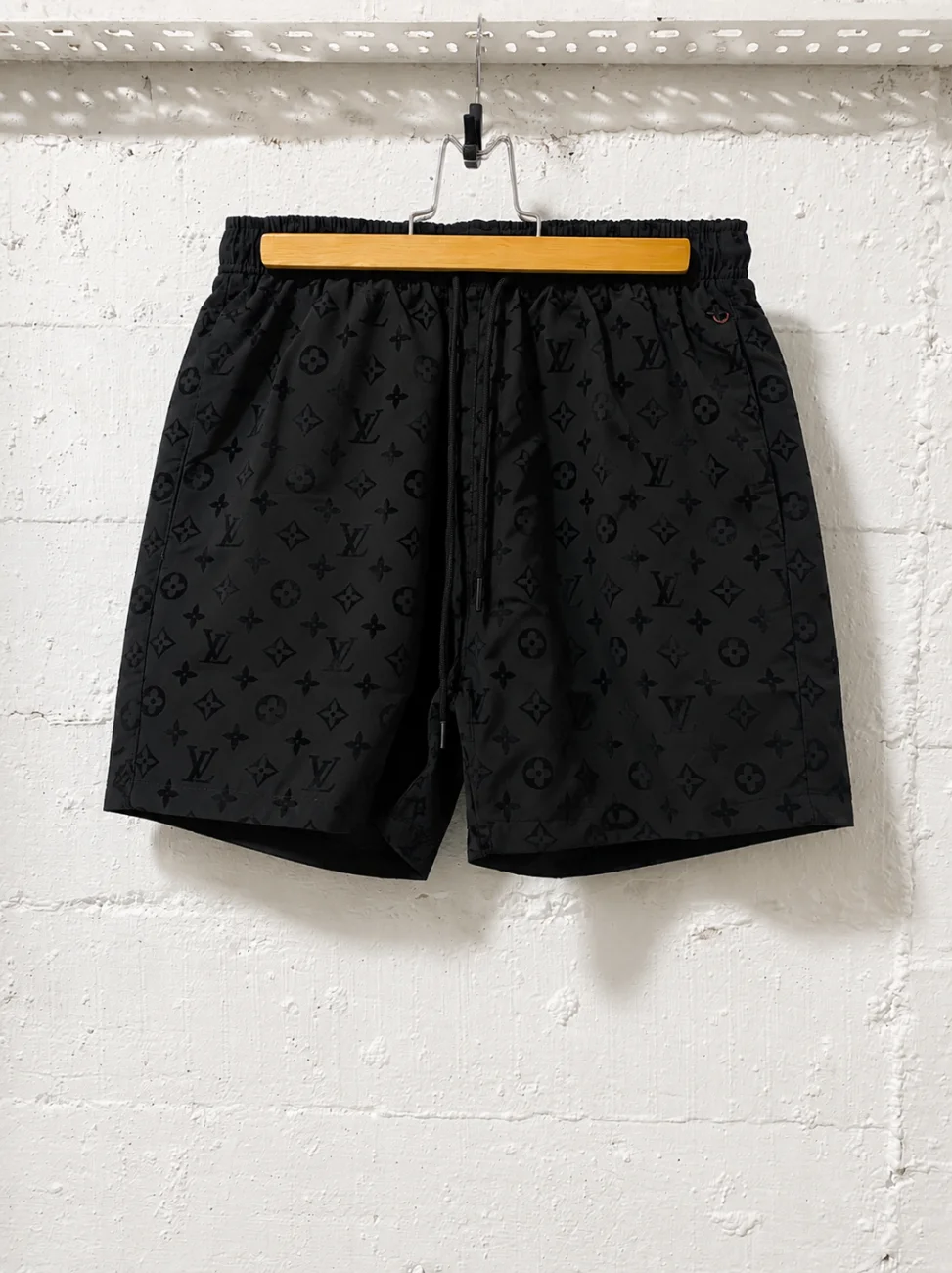 Louis Vuitton Monogram Swim Shorts Black | 