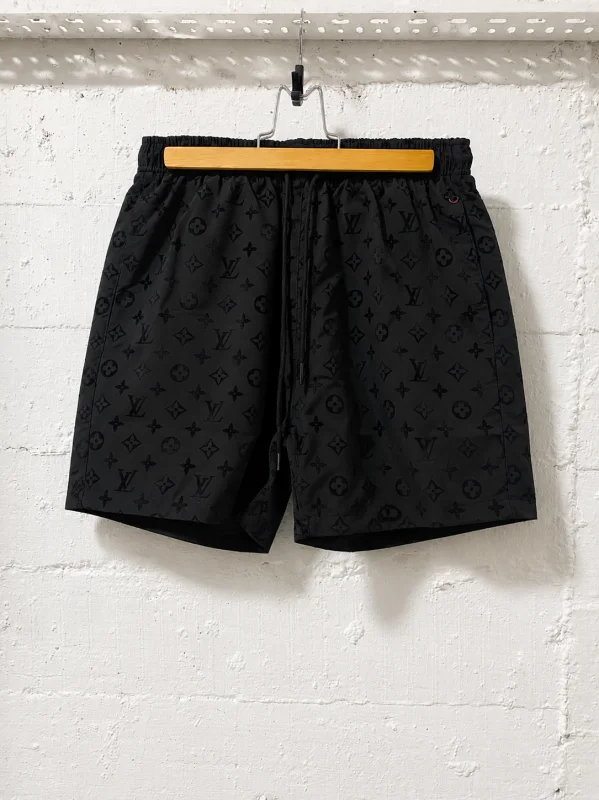 Louis Vuitton Monogram Swim Shorts Black | 