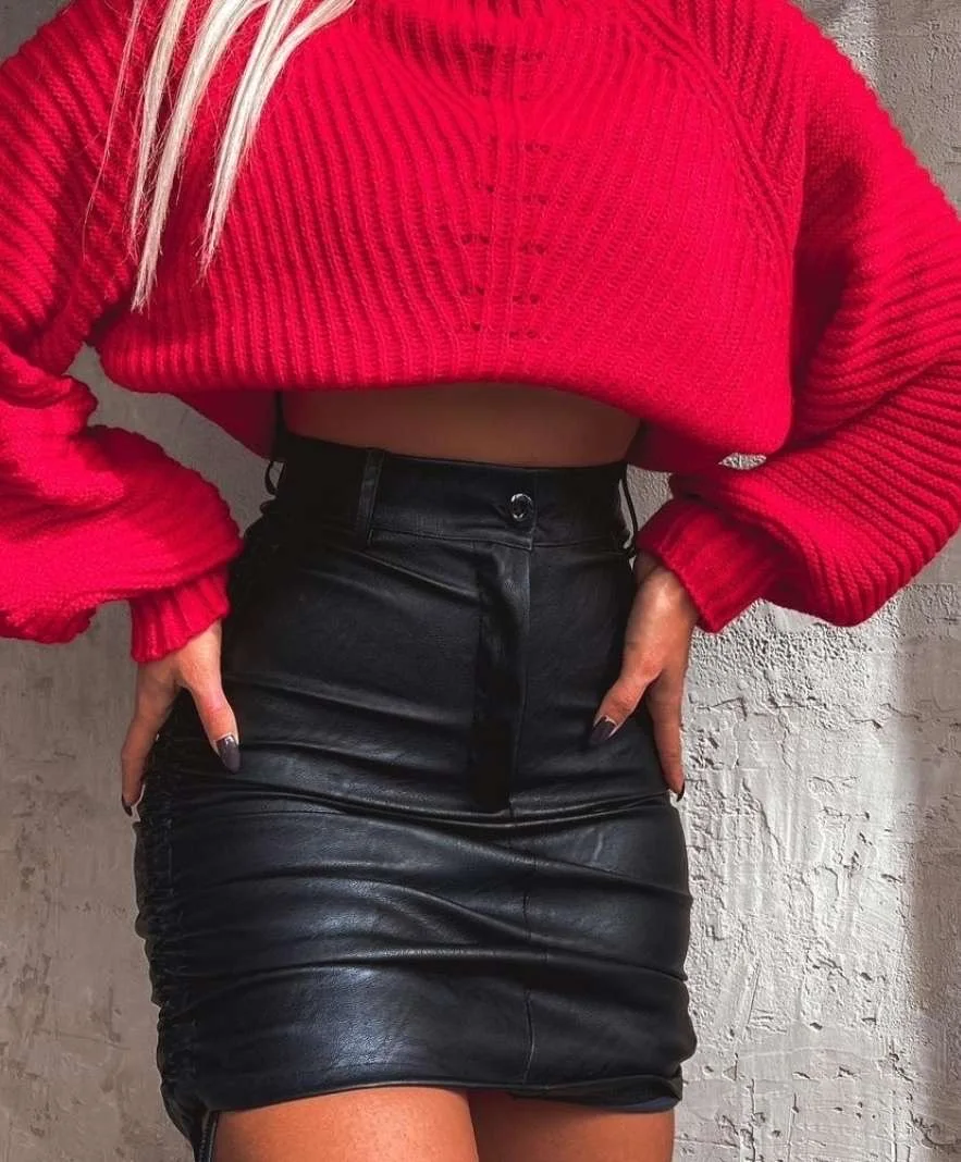 FALDA POLIPIEL LATERAL FLUNCIDO | New Secret