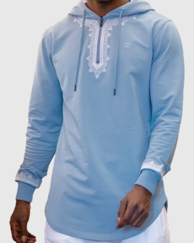 SWEAT ETNIZ MA BLEU CIEL | AMCOSMETIK