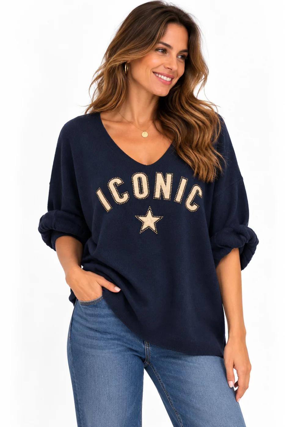 Pull fin polaire iconic | Jus de coco