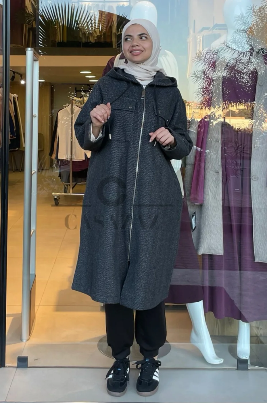 Trench Lainage Capuche  | CasaZaz