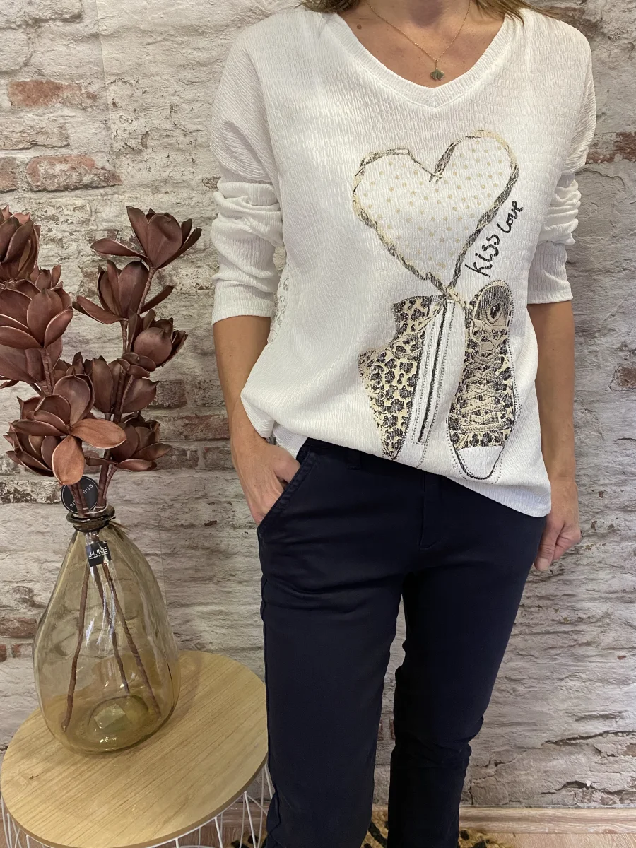 Top basket dentelle | Jus de coco 
