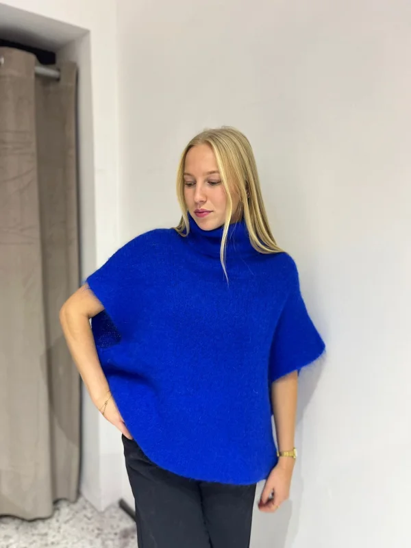 TURTLENECK PONCHO | Salsa Color
