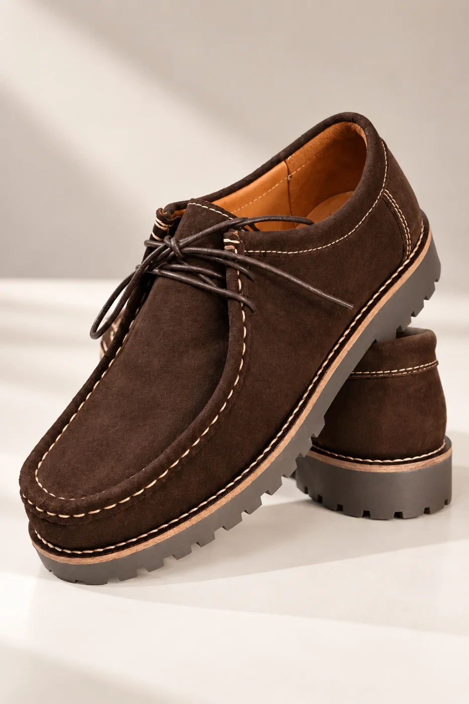 Sapato SKU Pele Camurça Castanho Cod.987 | definne