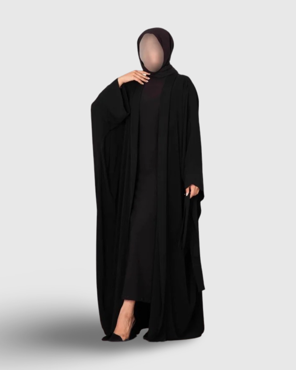 KIMONO YUSRA NOIR | AMCOSMETIK