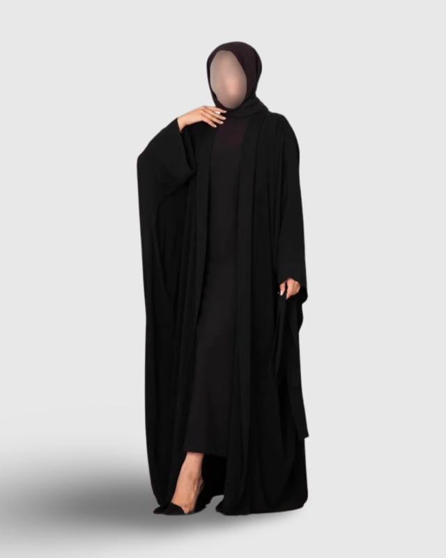 KIMONO YUSRA NOIR | AMCOSMETIK