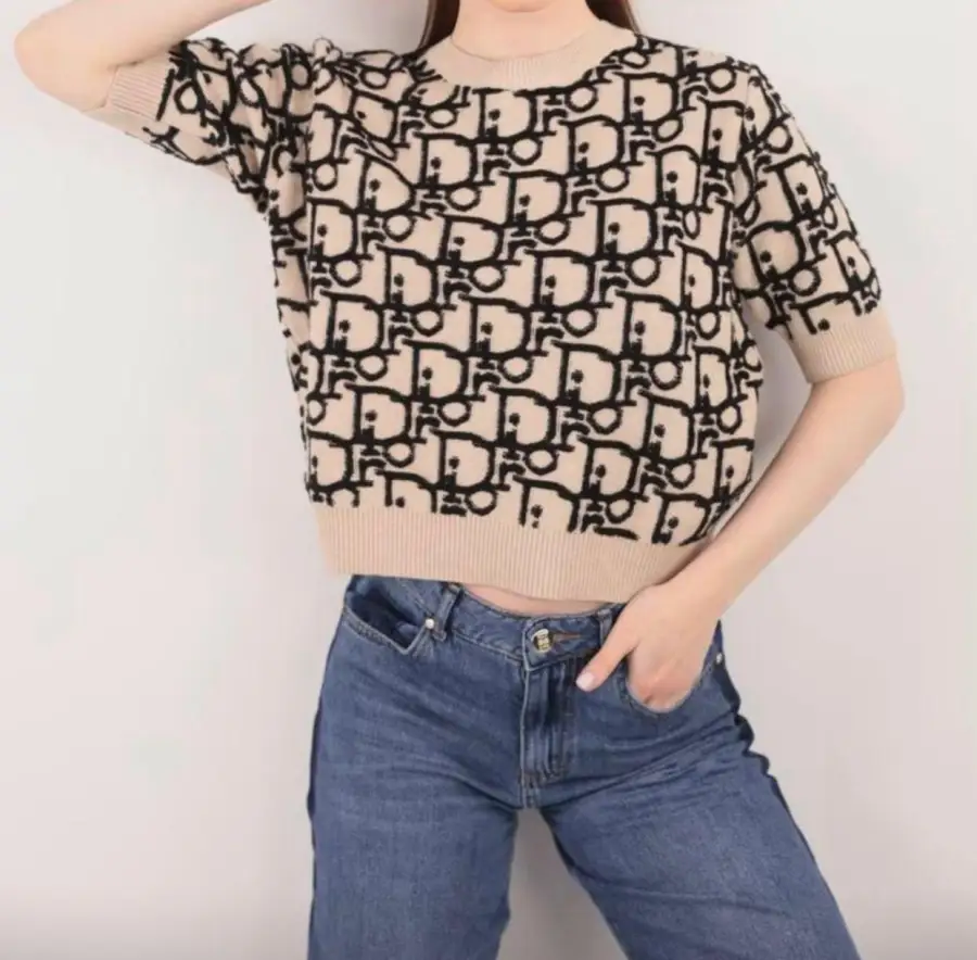 Christian Dior T-Shirt Women Brown | MASSIMOLUXURYOUTLET