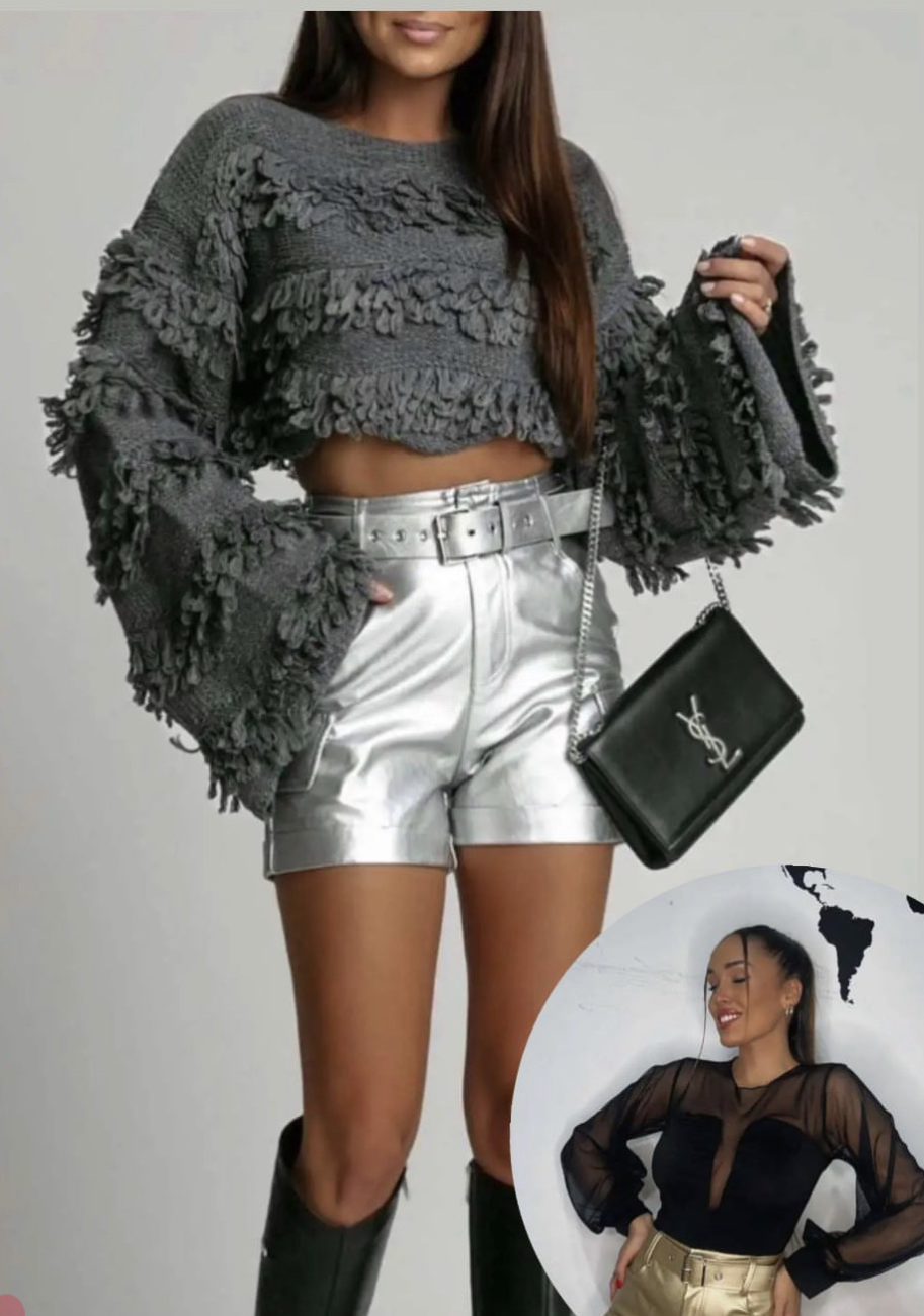 Pantalon corto polipiel | New Secret