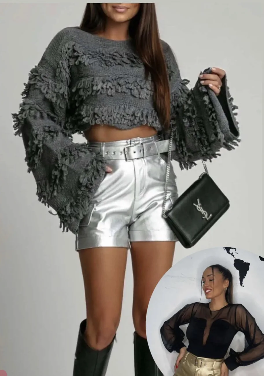 Pantalon corto polipiel | New Secret