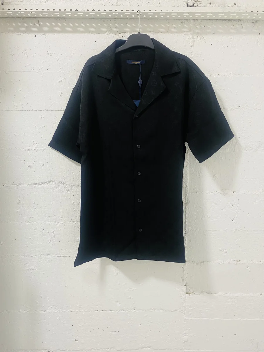 Louis Vuitton Shirt Monogramm Black | MASSIMOLUXURYOUTLET