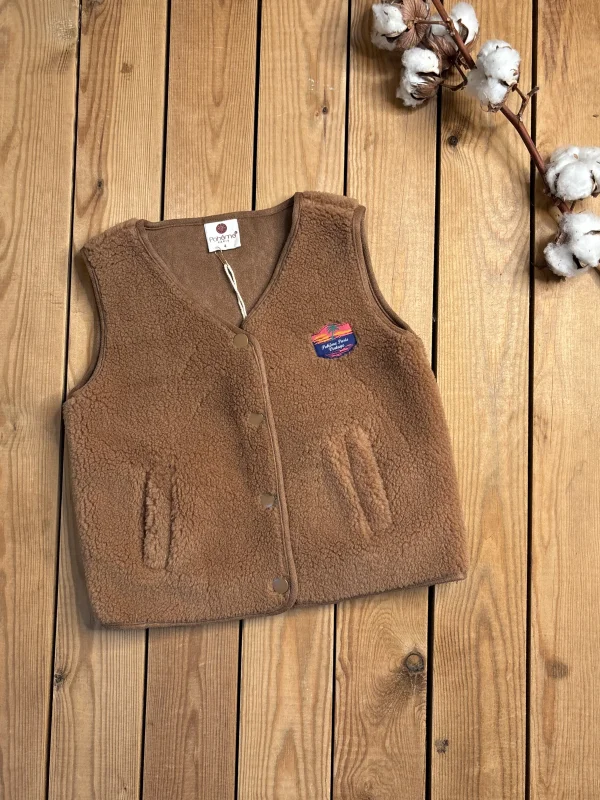 Gilet teddy camel  | Lena in Love 