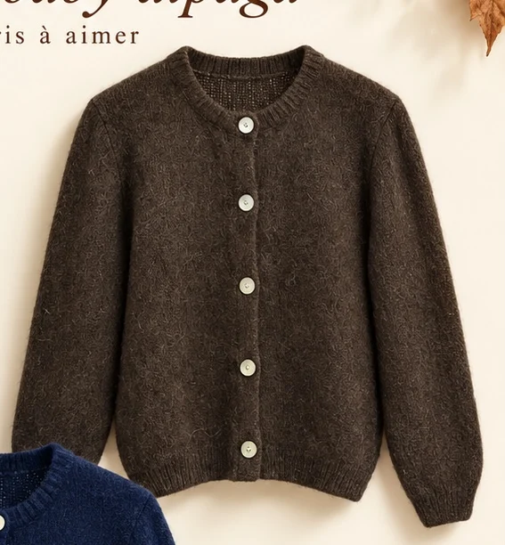 Gilet baby alpaga | Jus de coco