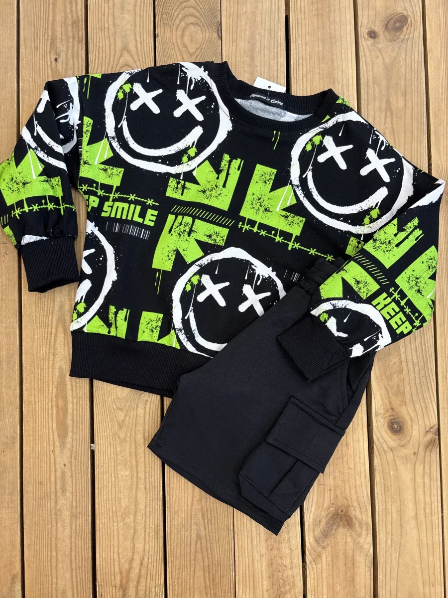 Sweat smiley noir  | Lena in Love 