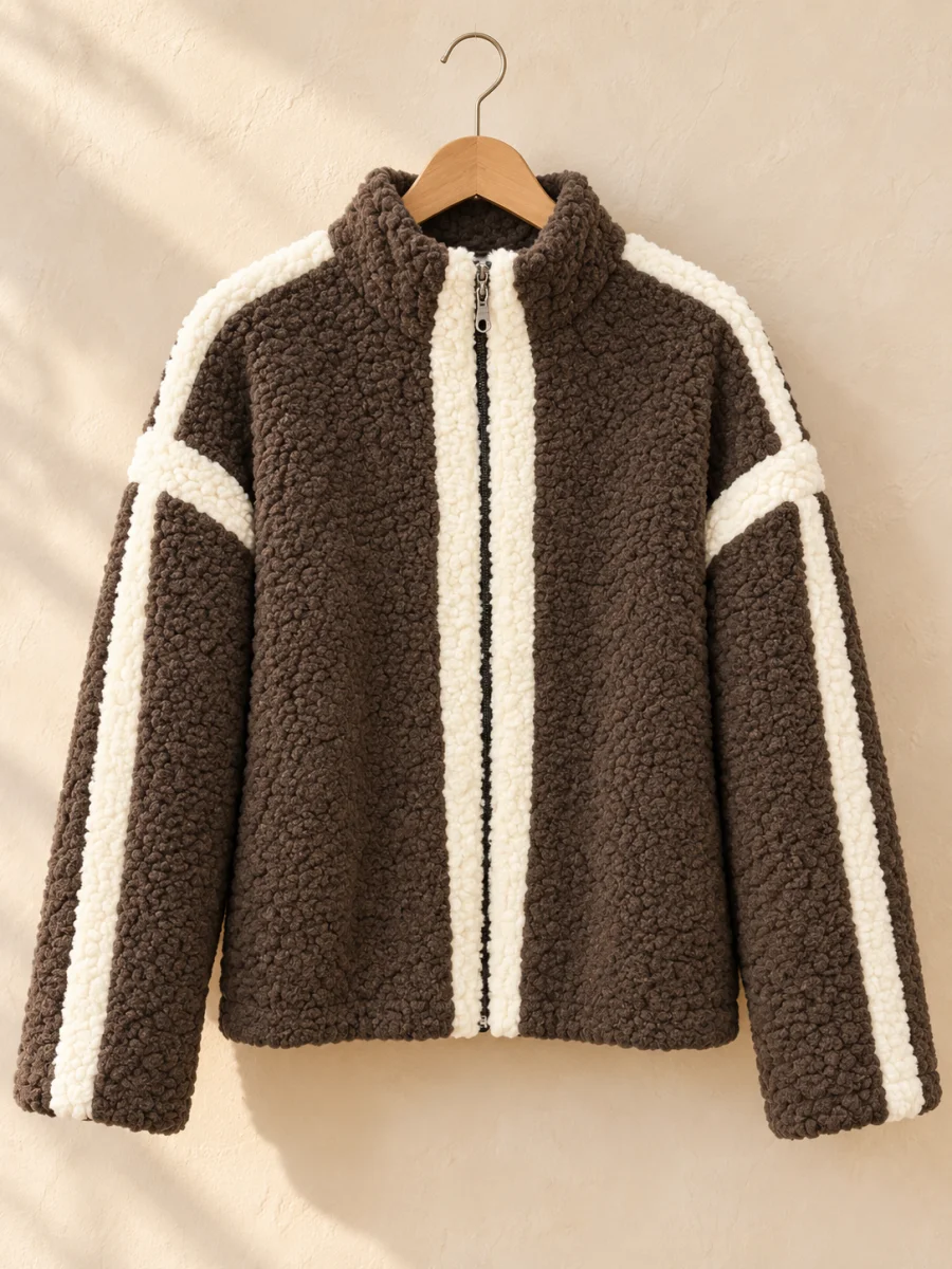 Veste "malia" marron 36 au 48 | Les Chics Filles by Sab