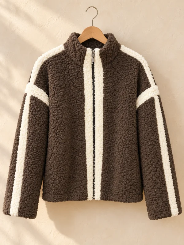Veste "malia" marron 36 au 48 | Les Chics Filles by Sab