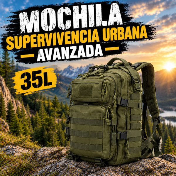 Mochila Supervivencia Avanzada Urbana | Soldado Templario