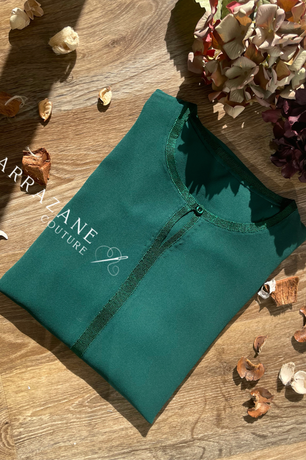 Kmiss Gorgettet Randa Vert Royal  | CasaZaz