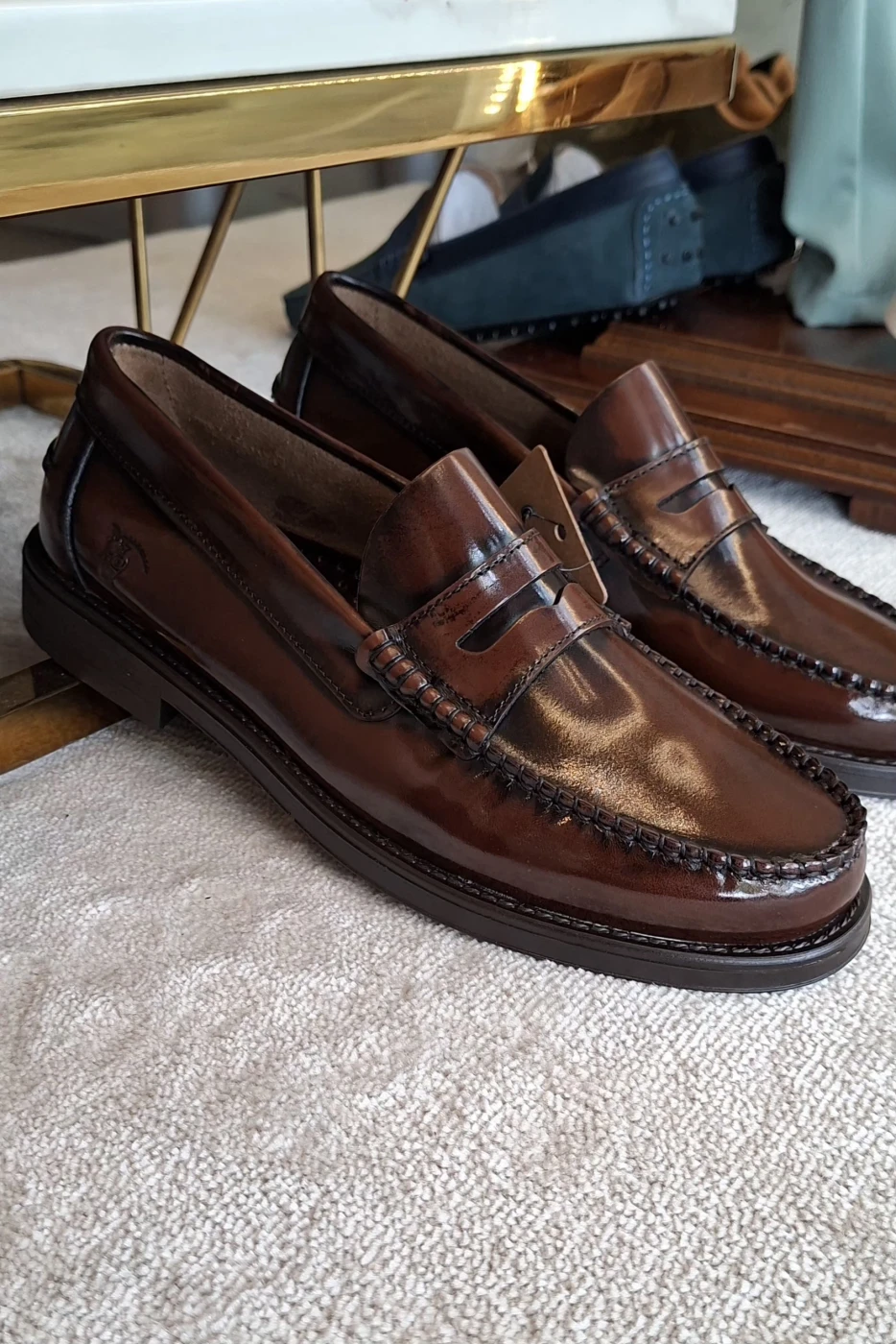 Sapato Castellhano La Garrocha Verniz Marron Cod.910 | definne