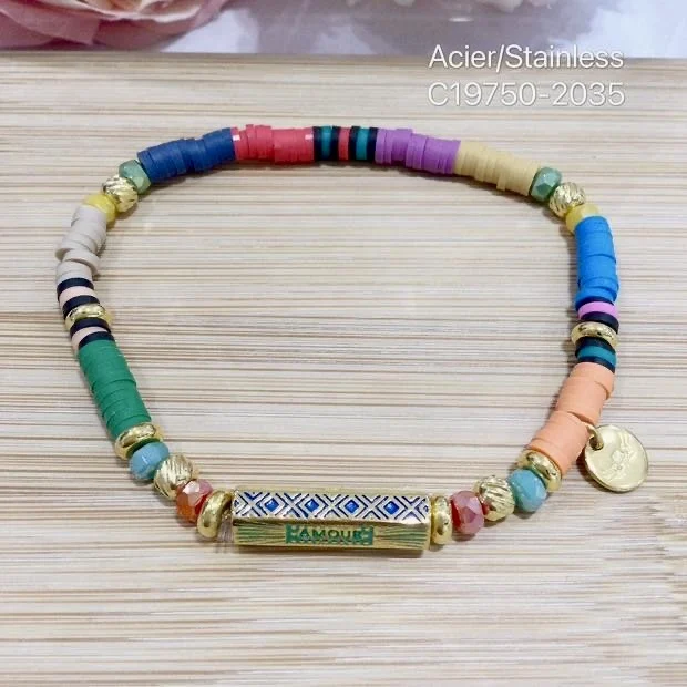 Bracelet “AMOUR LOVE” – Énergie & Acier  | Equipement Mondial