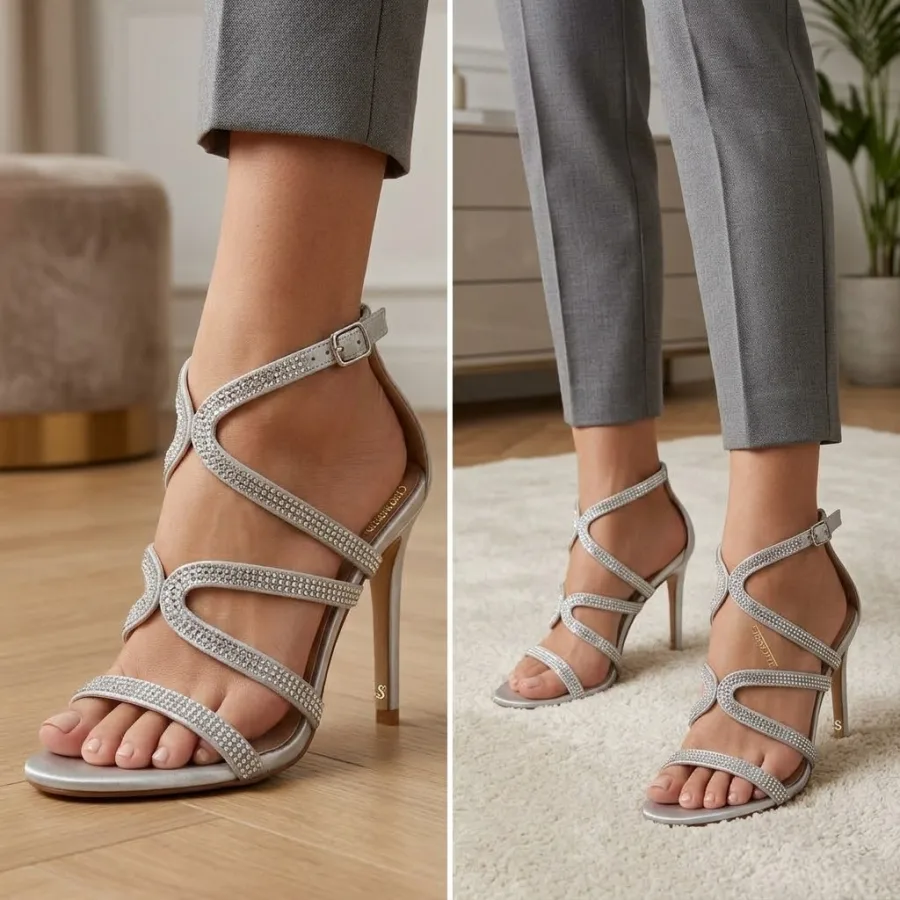 Chaussures strass | Pink Corner 974