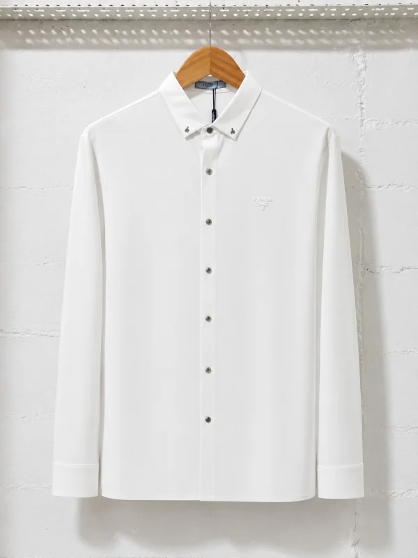Prada Milano  Long Sleeve Shirt White | 