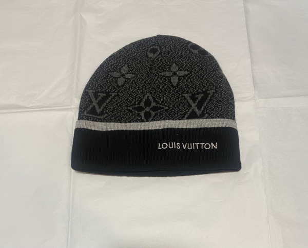 Louis Vuitton Beret Hats LV Black/Grey | MASSIMOLUXURYOUTLET