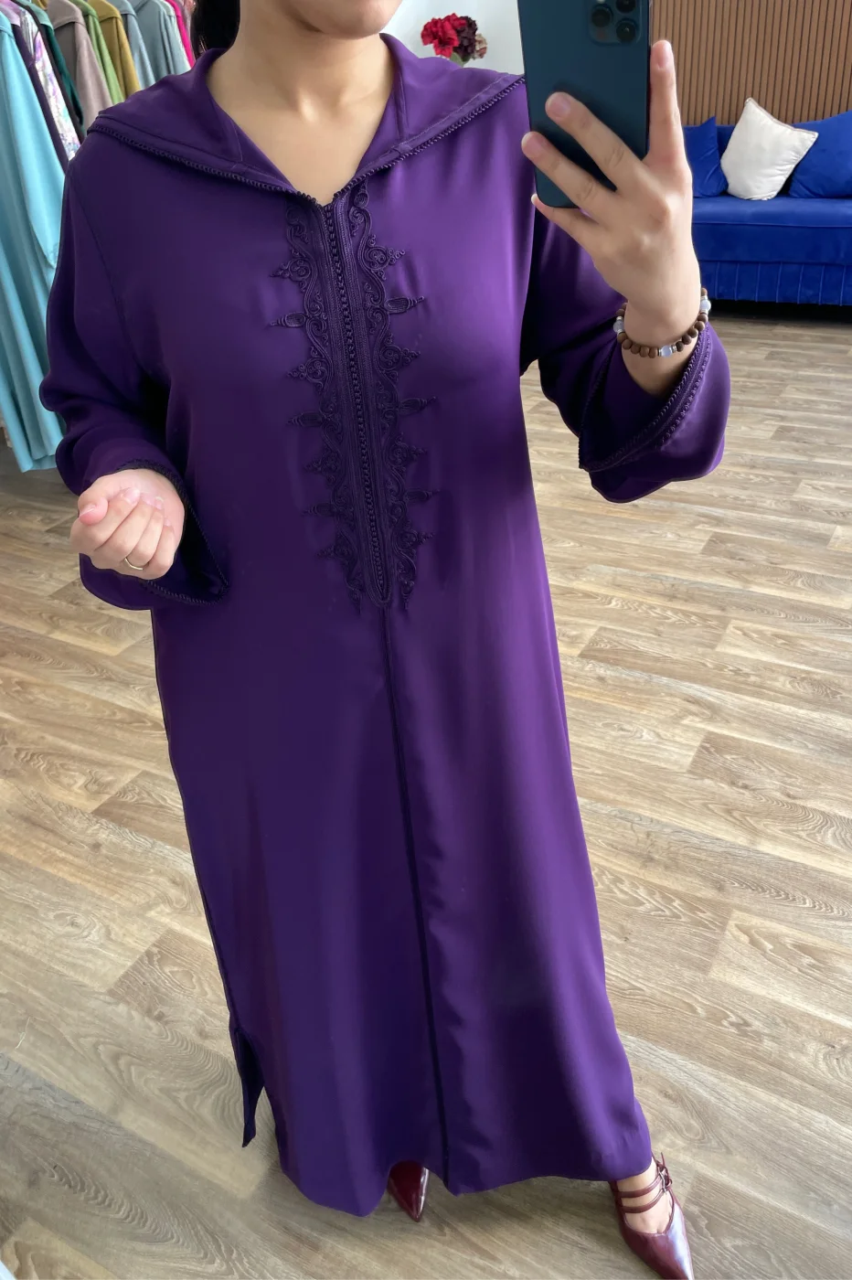 Djellaba crêpe 4 Fils | CasaZaz