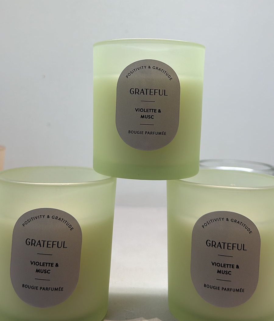 Bougie Violette & Musc