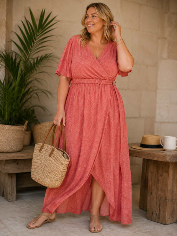 Robe longue grande taille du xxl au xxxxl | Jus de coco