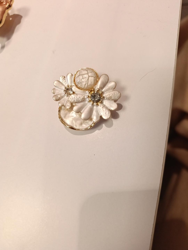 Une jolie broche fleur tout en douceur | Boutique Manon création