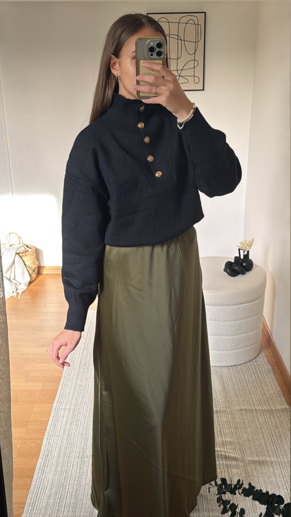 Jupe en satin SANA | AYRA Prêt-à-porter