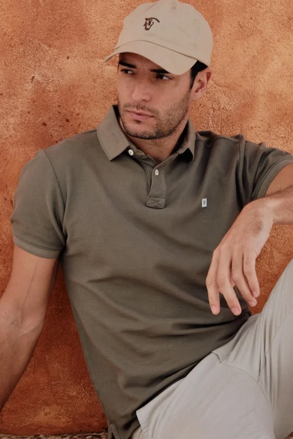 Polo Clássica Canvas Oliva La Garrocha  | Definne