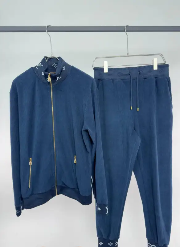 Louis Vuitton Tracksuit Blue Monogram | MASSIMOLUXURYOUTLET