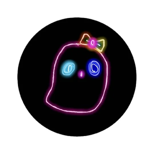 💠NFT NEON BLOOP 3💠 PLASTIC BUTTON | 💠 ℕ𝔽𝕋 𝕄𝕖𝕣𝕔𝕙 💠