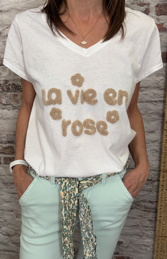 T-shirt la vie en rose | Jus de coco