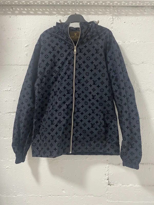 Louis Vuitton Jacket Hoodie Blue | MASSIMOLUXURYOUTLET