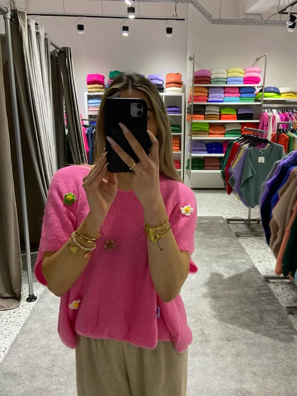 Loose Knit V-Neck 🌼 | Salsa Color