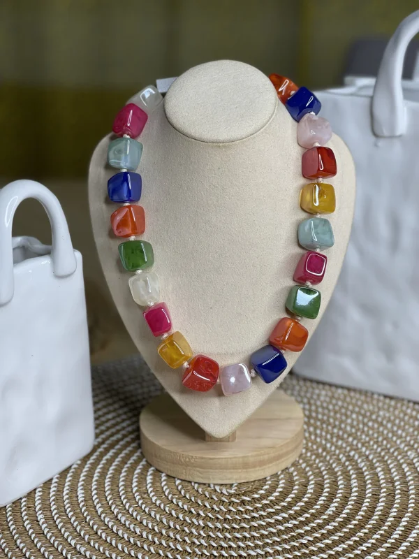 Collier nacré en resine  | WOMANITY FWI