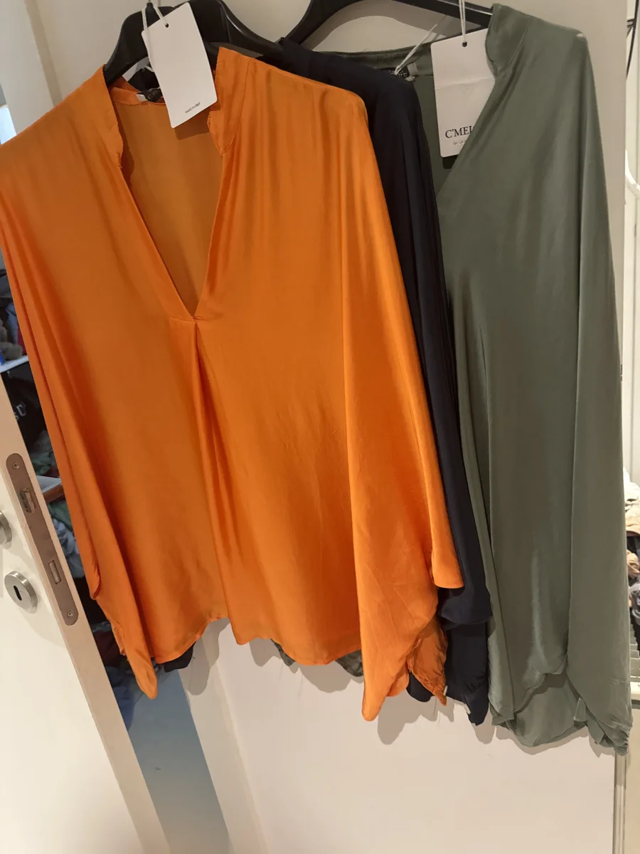 Chemise orange | Astra boutique 