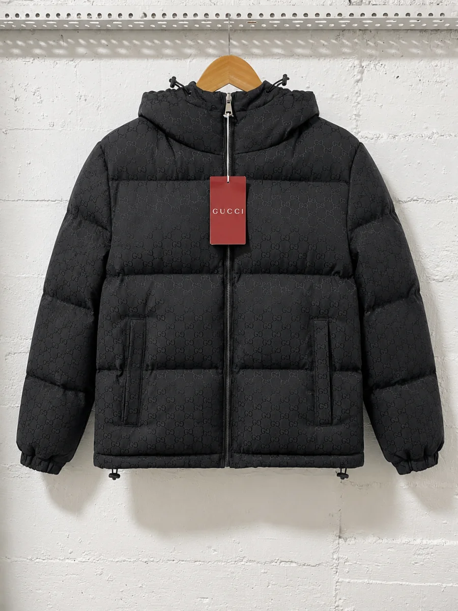 Gucci 1921 Down Filling Jacket io Monogram GG Black | 