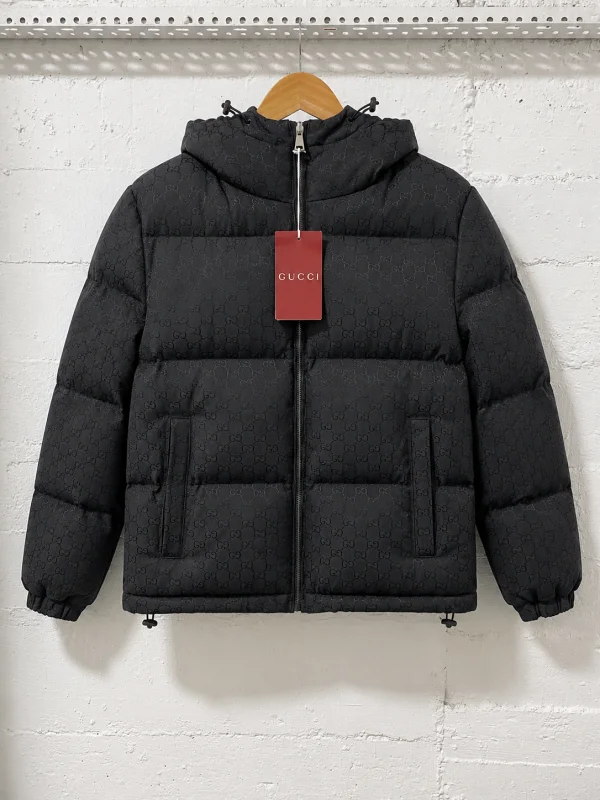 Gucci 1921 Down Filling Jacket io Monogram GG Black | 
