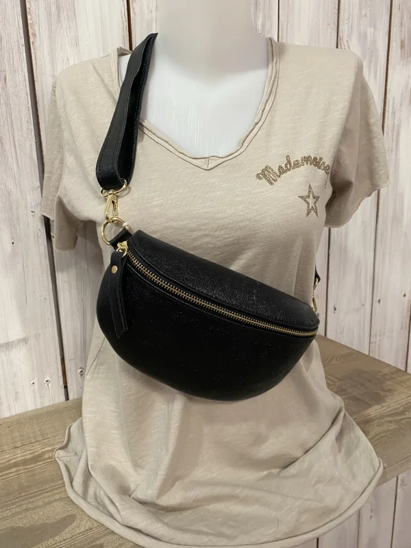 Sac banane croute de cuir brillante  | Jus de coco 