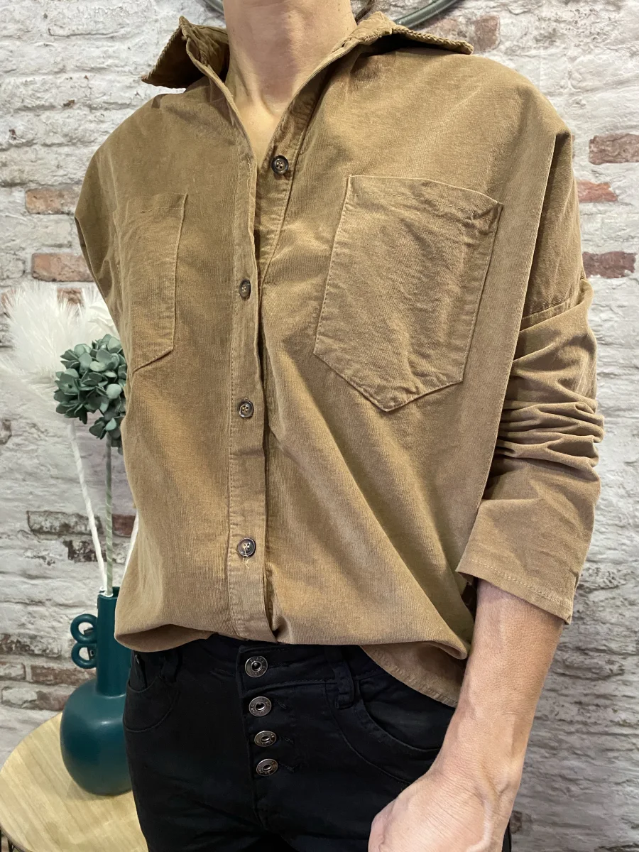 Chemise boutons velour | Jus de coco 
