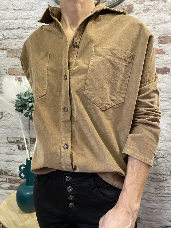 Chemise boutons velour | Jus de coco 