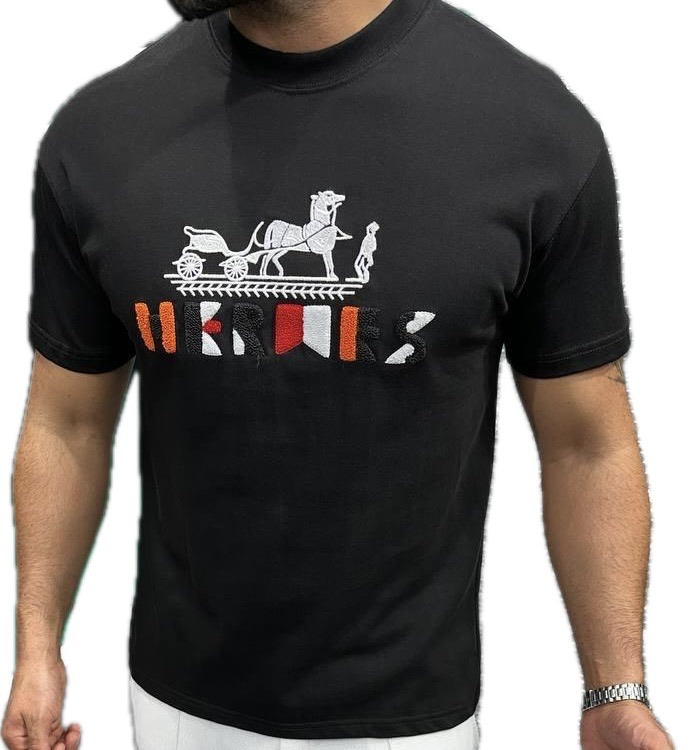 Hermes T-Shirt Black  | 