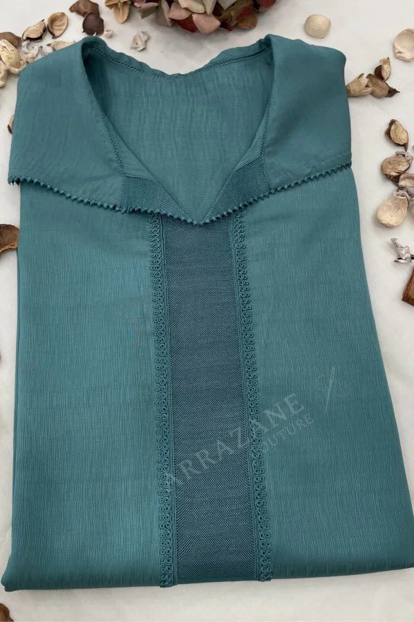 Djellaba Randa Hessira Vert | CasaZaz